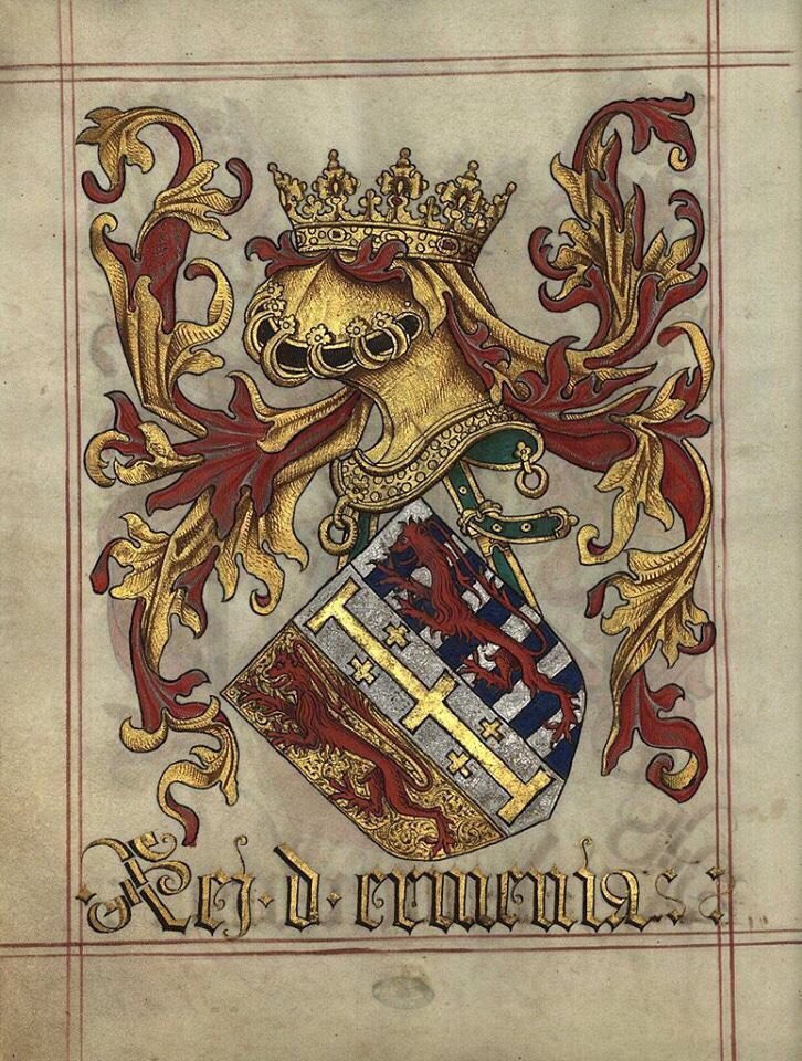 Герб Киликии на португальской миниатюре 1509 года.